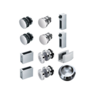 Kit euro de puerta de ducha un fijo y un corredizo